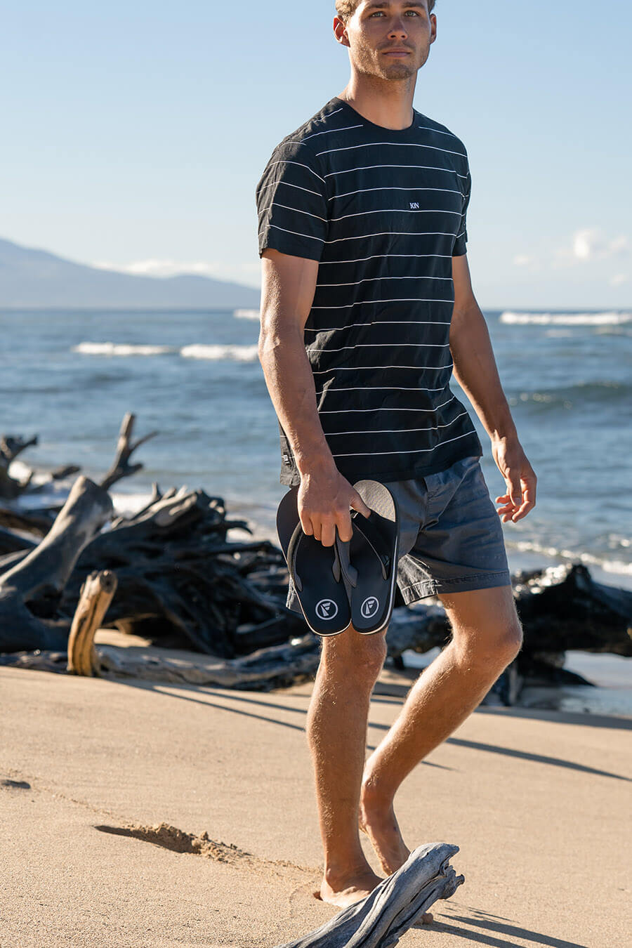 Tarlan - Mens Flip Flops - Black