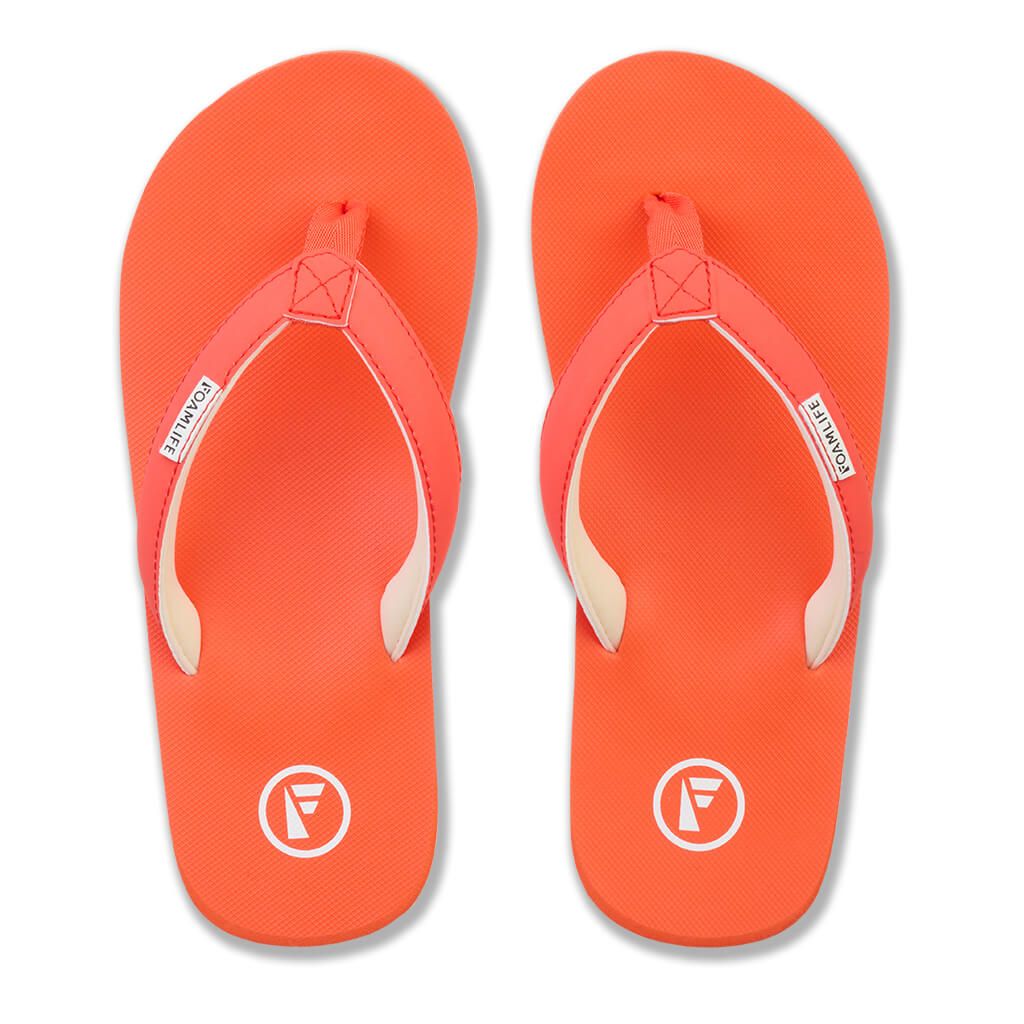 Lixi - Womens Flip Flops - Neon Orange