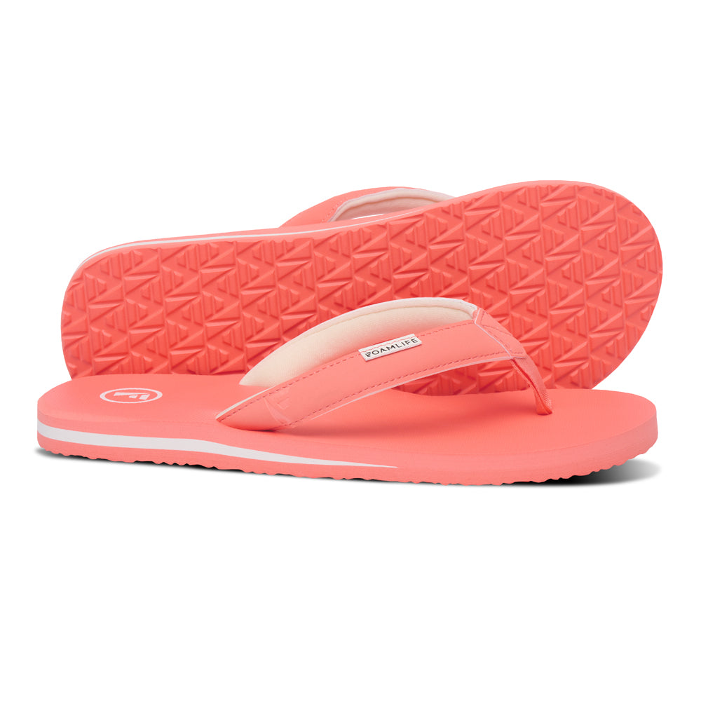Lixi - Womens Flip Flops - Coral Orange