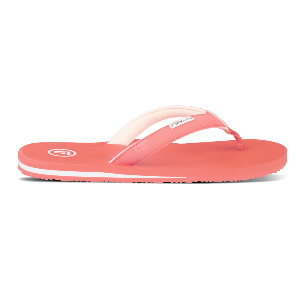 Lixi - Womens Flip Flops - Coral Orange