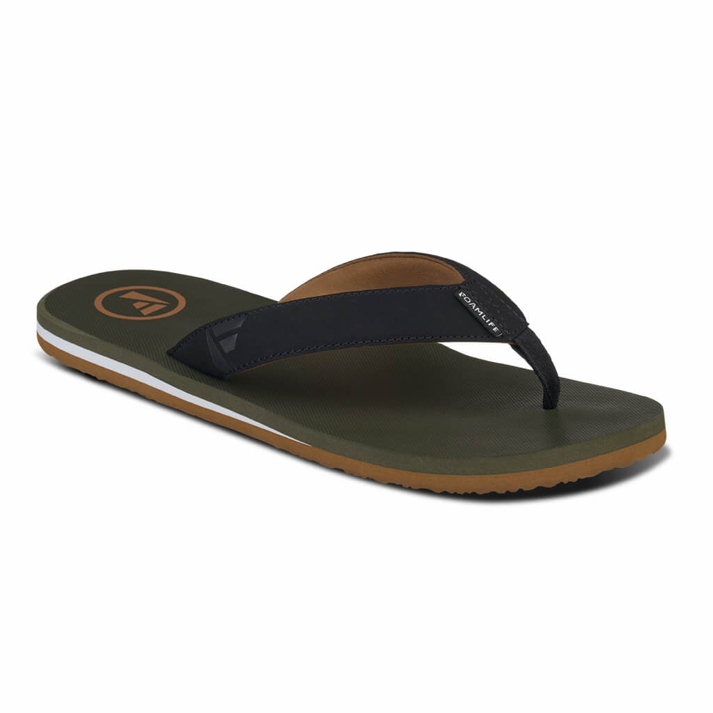 Traa SC - Mens Flip Flops - Olive