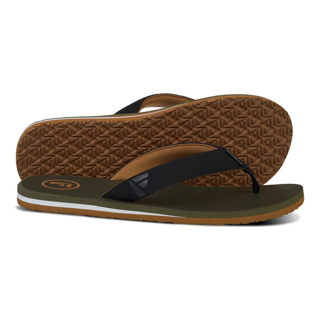 Traa SC - Mens Flip Flops - Olive