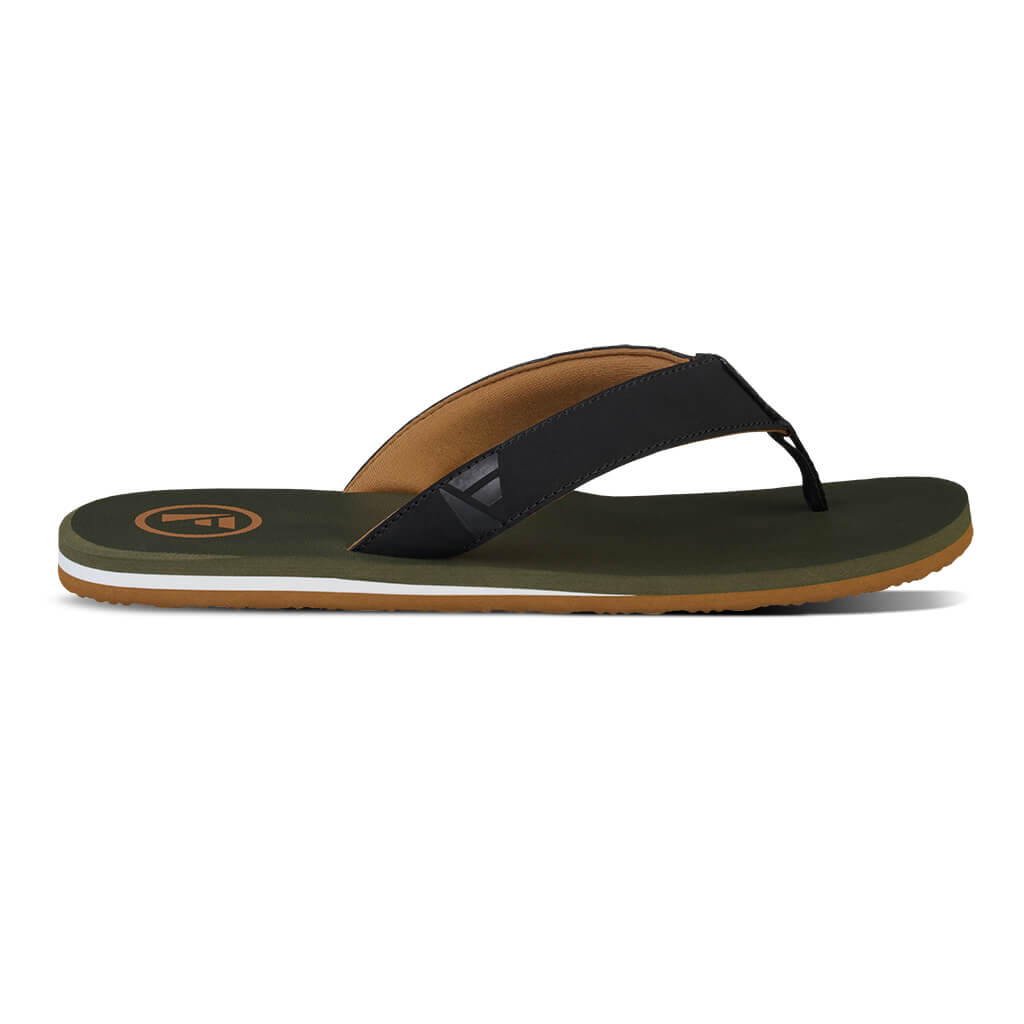 Traa SC - Mens Flip Flops - Olive