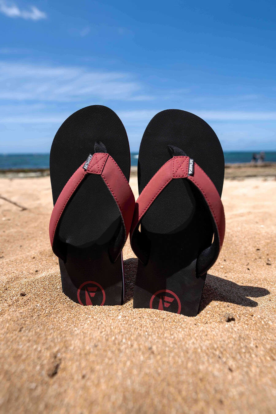 Traa SC - Mens Flip Flops - Clay Red