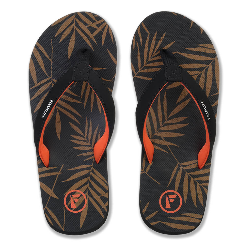 Zikat SC - Womens Flip Flops - Black/Brown
