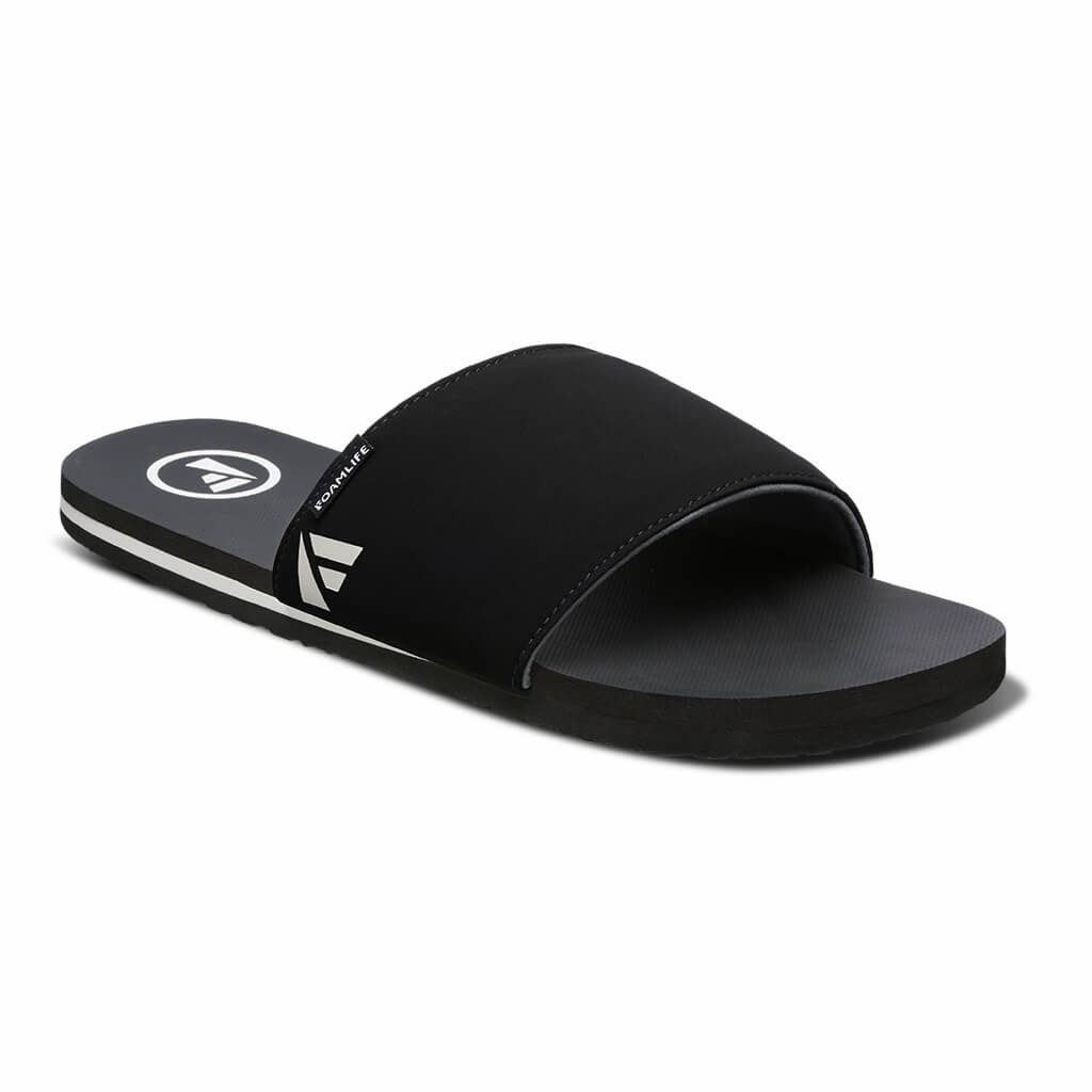 Tarlan Slide - Mens Slider - Black/Black