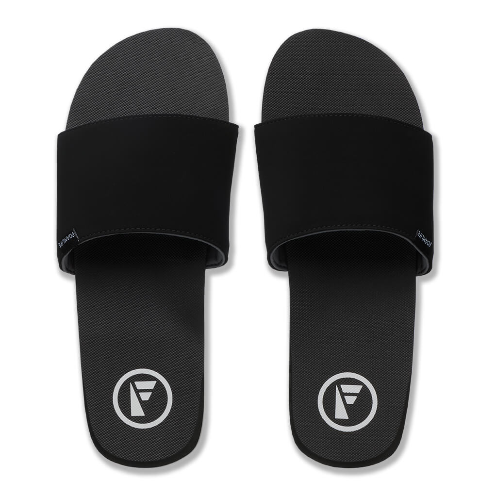 Tarlan Slide - Mens Slider - Black/Black