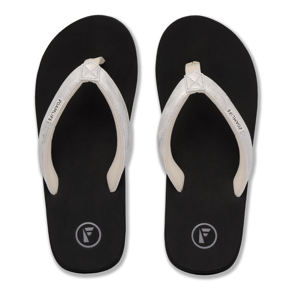 Zaluna - Womens Flip Flops - Black