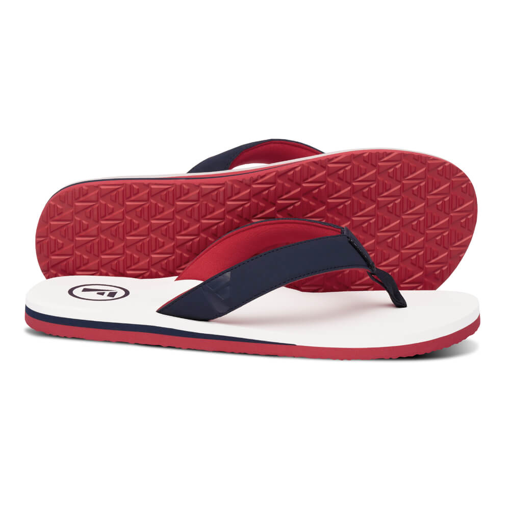 Traa WC - Mens Flip Flops - White