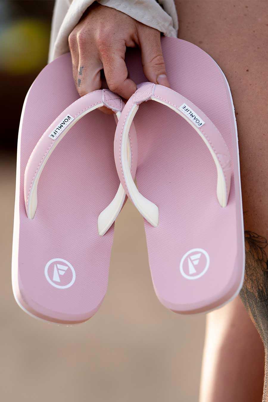 Lixi SC - Womens Flip Flops - Dusty Pink