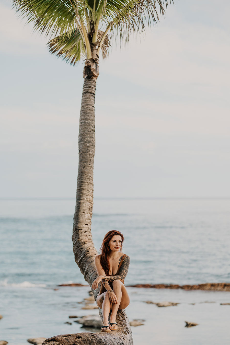 Goldie Earth - Womens Flip Flops - Latte Brown