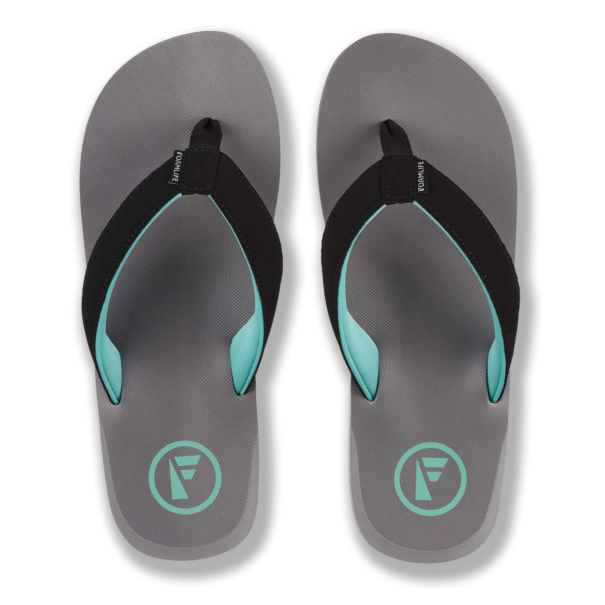 Traa - Mens Flip Flops - Stone Grey