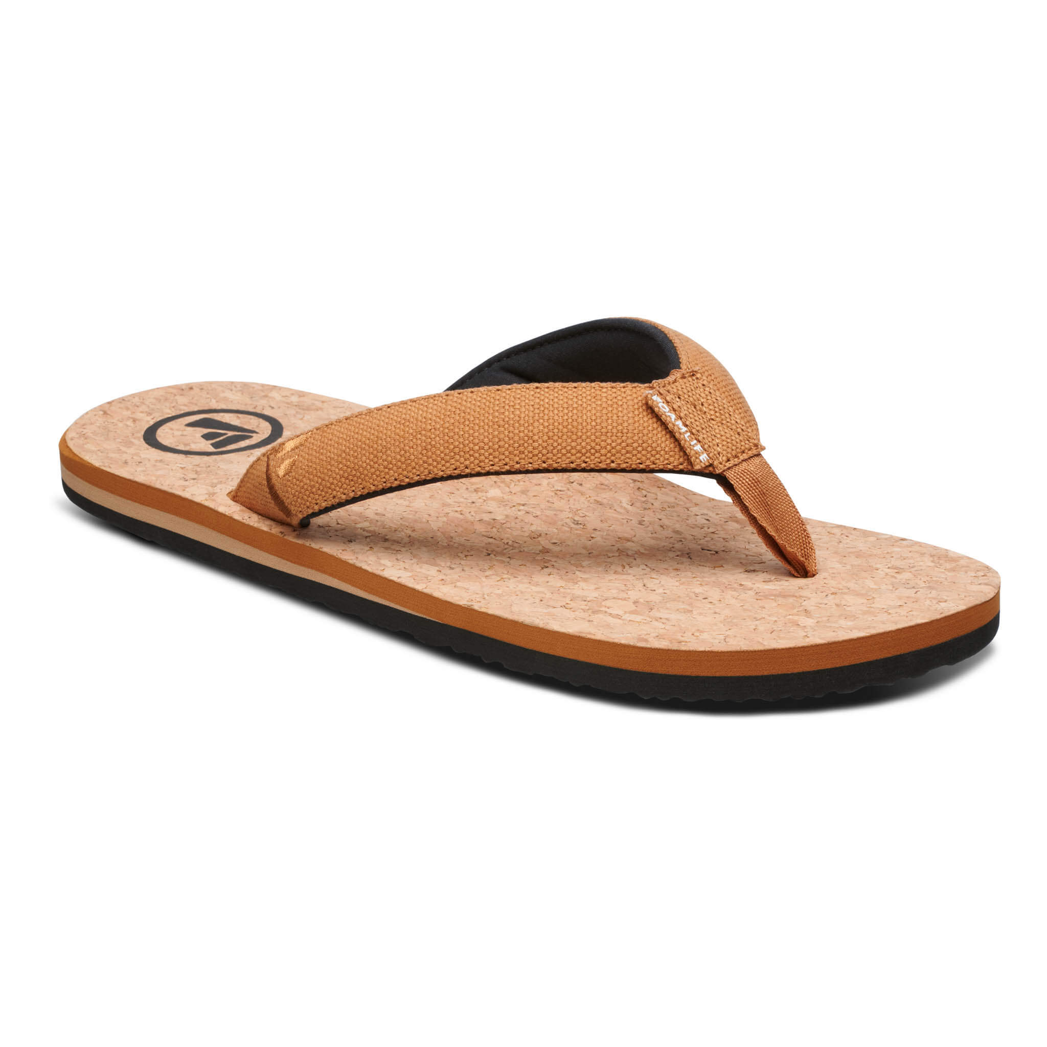 Mully Cork - Mens Flip Flops - Tan