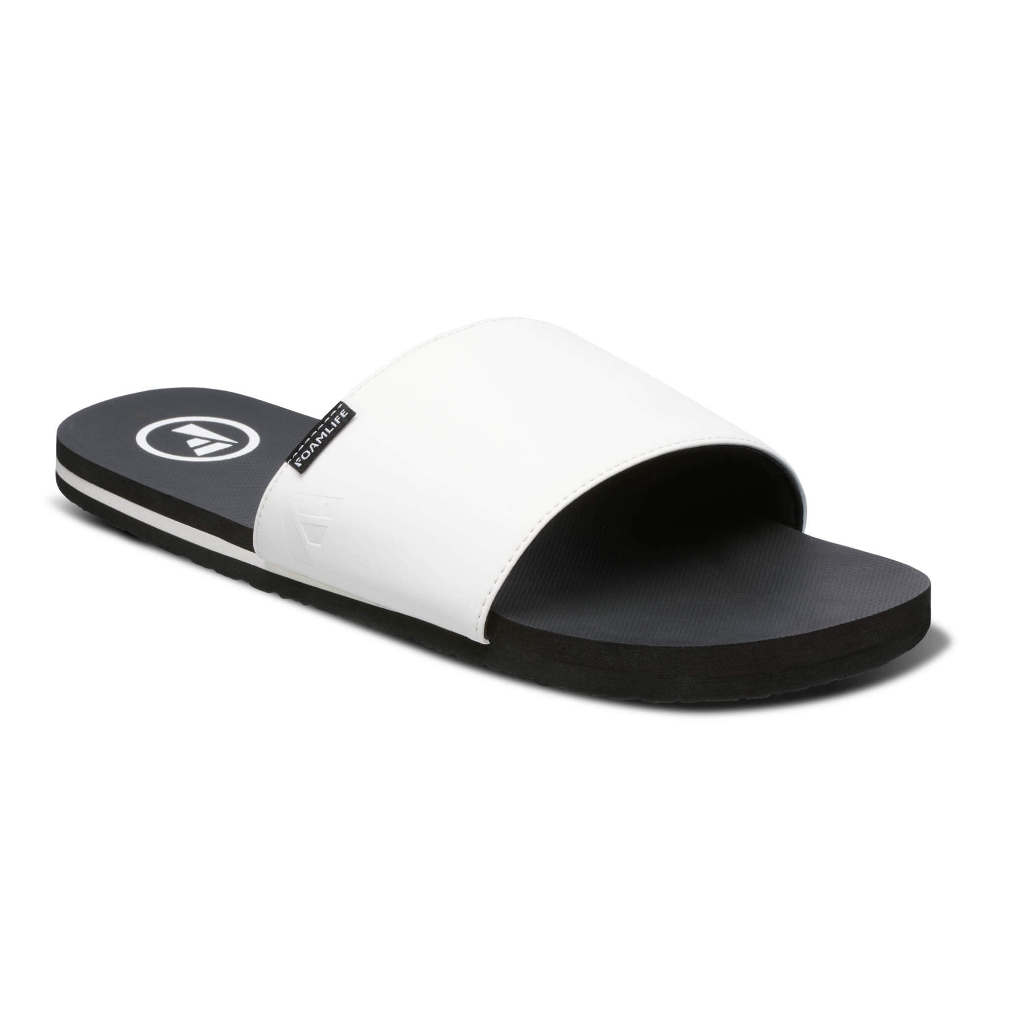 Tarlan Slide - Mens Slider - Black/White