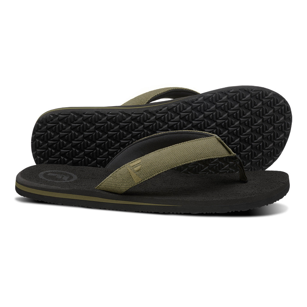 Sully - Mens Flip Flops - Black