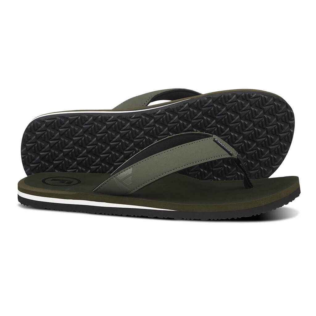 Tarlan - Mens Flip Flops - Olive