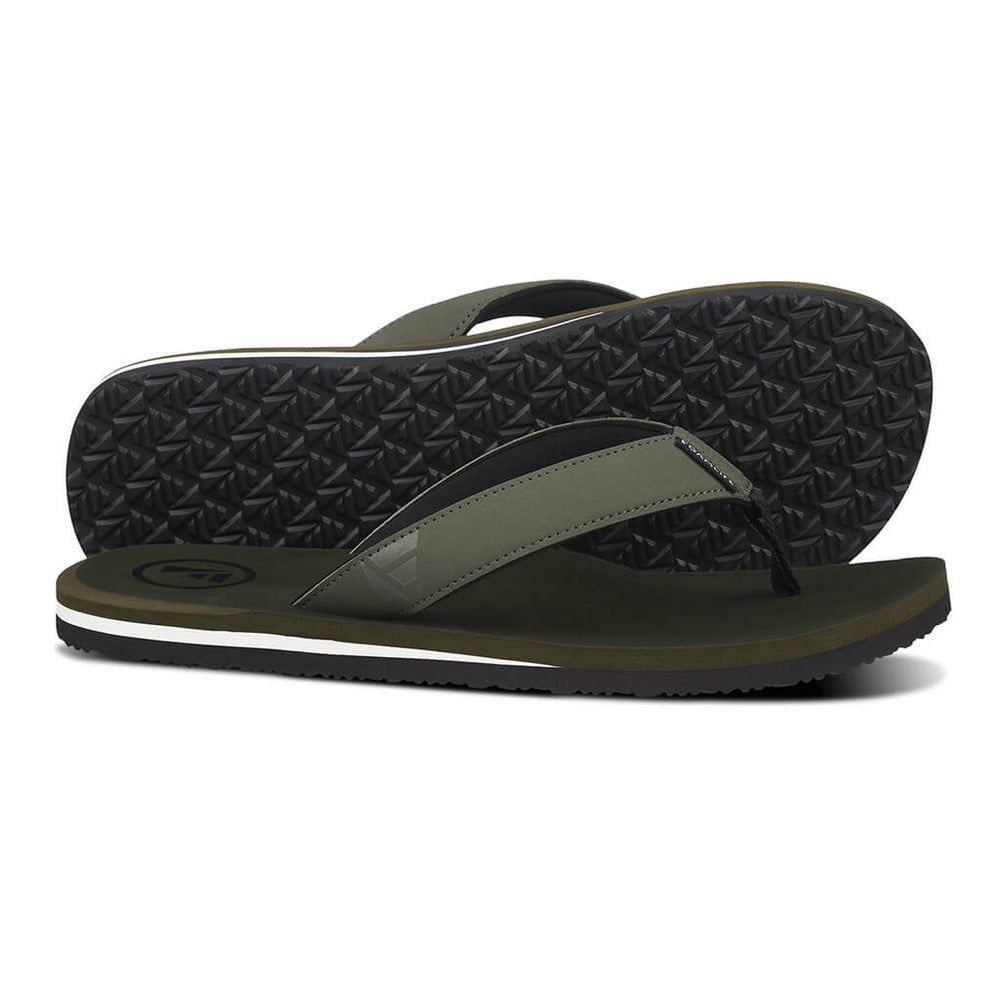 
                  
                    Tarlan - Mens Flip Flops - Olive
                  
                
