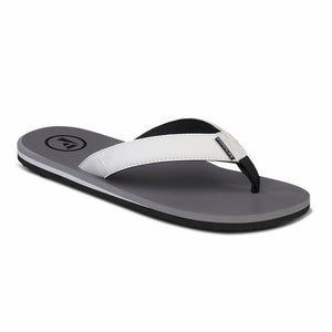 
                  
                    Traa - Mens Flip Flops - Stone Grey / White
                  
                