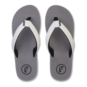 
                  
                    Traa - Mens Flip Flops - Stone Grey / White
                  
                