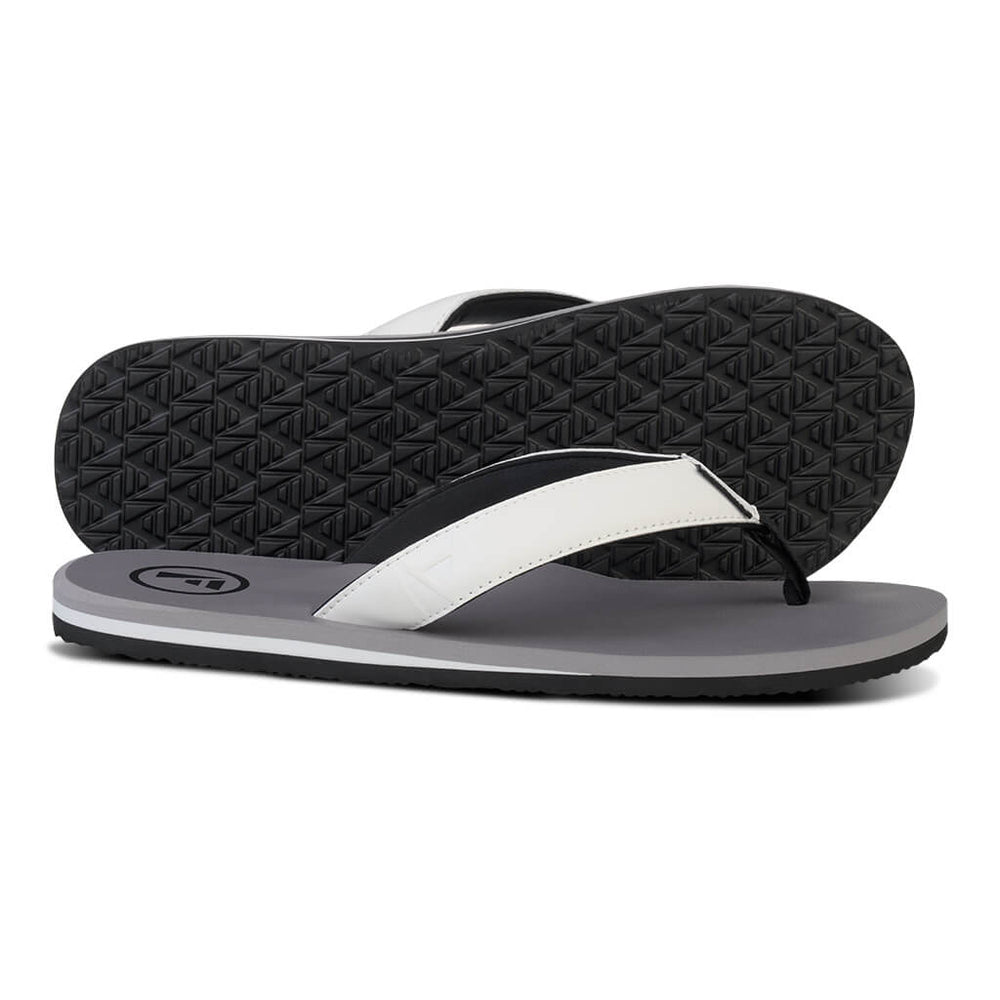 
                  
                    Traa - Mens Flip Flops - Stone Grey / White
                  
                