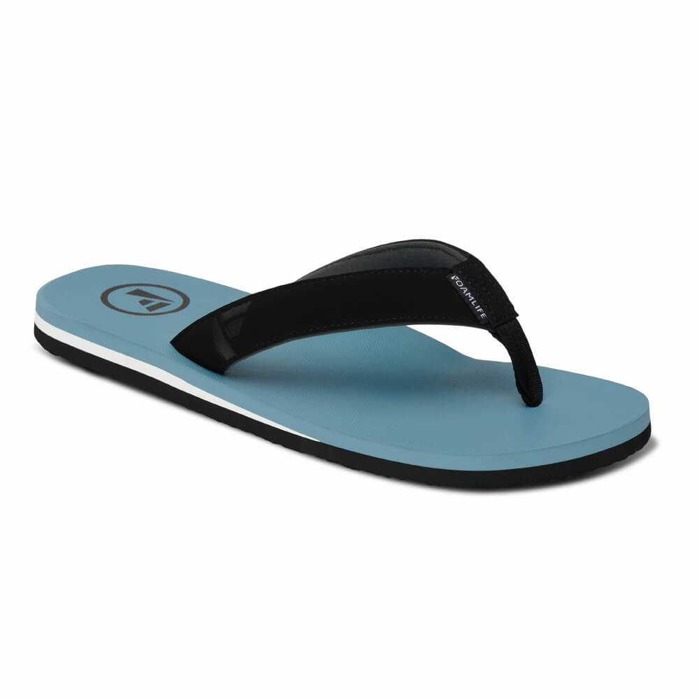Traa - Mens Flip Flops - Steel Blue