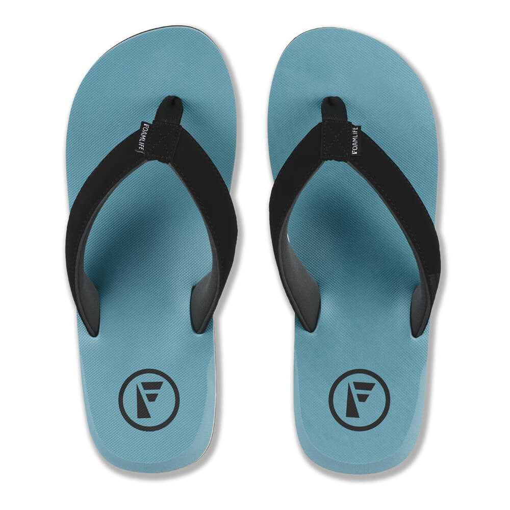Traa - Mens Flip Flops - Steel Blue