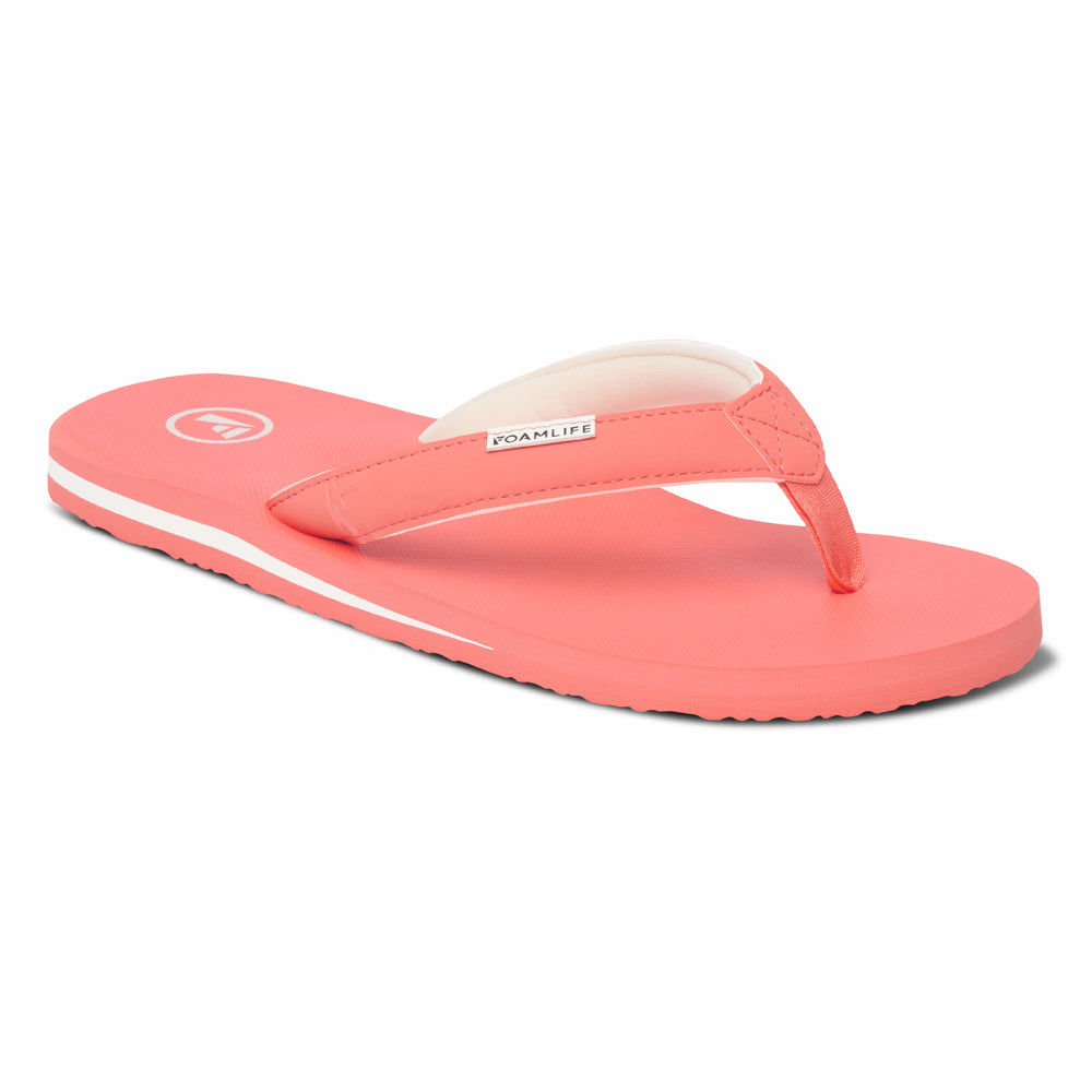 Lixi - Womens Flip Flops - Coral Orange