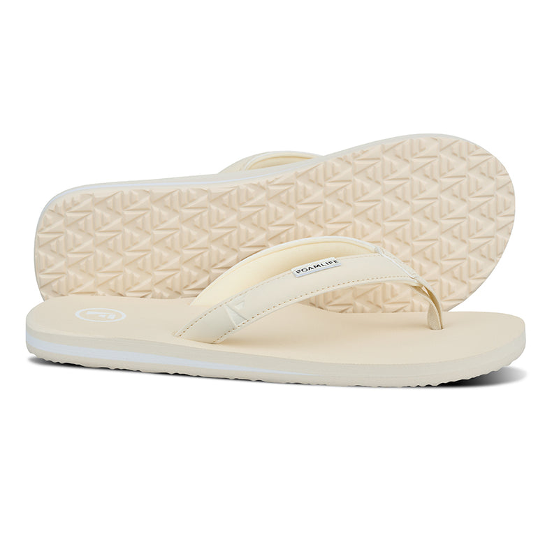 Lixi - Womens Flip Flops - Light Beige