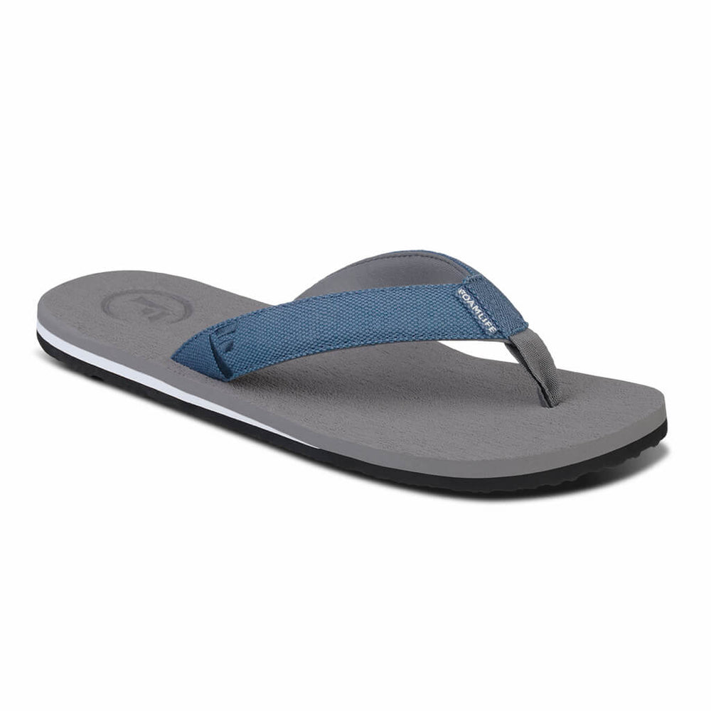 Sully - Mens Flip Flops - Stone Grey