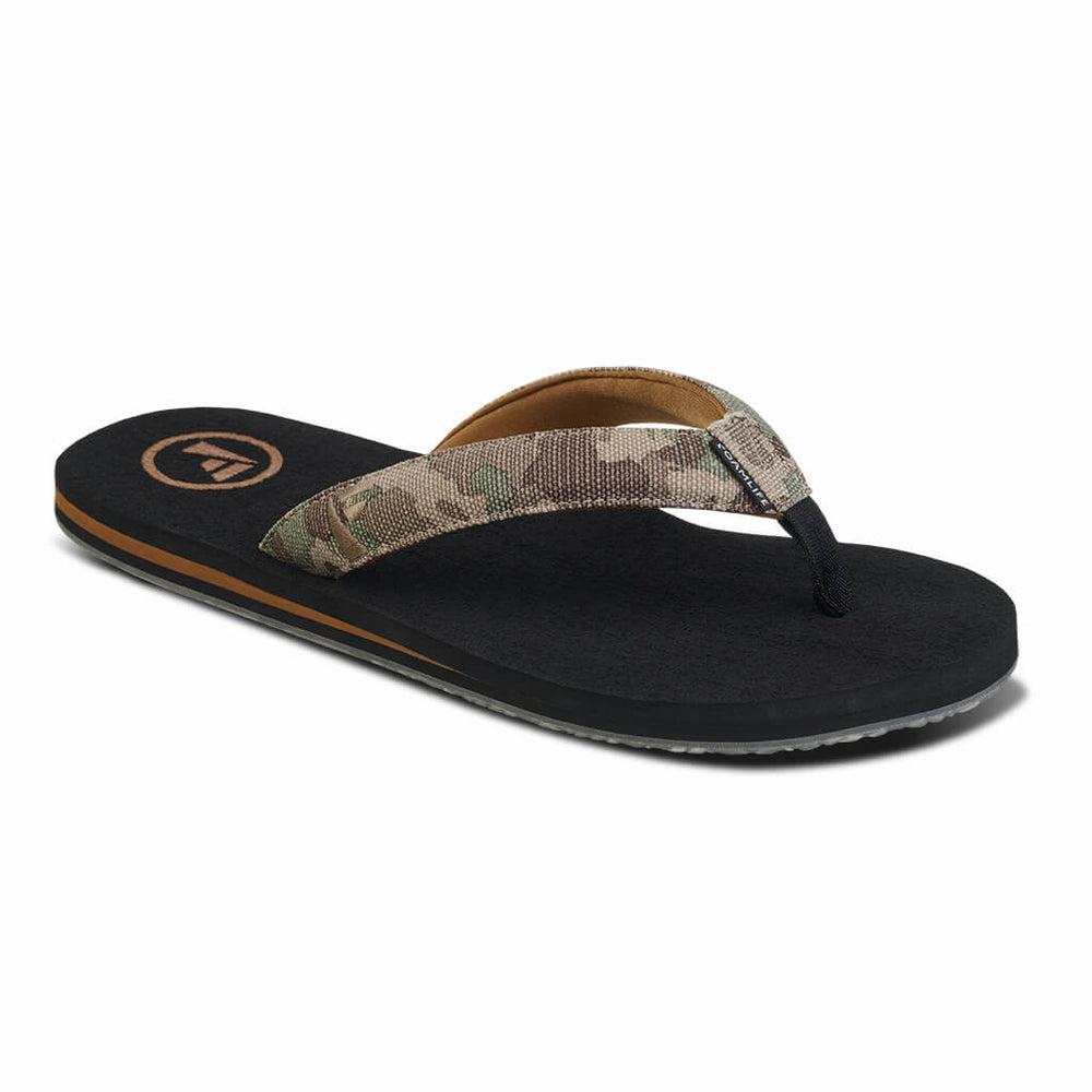 Pampa - Artist Series - Mens Flip Flops - Black