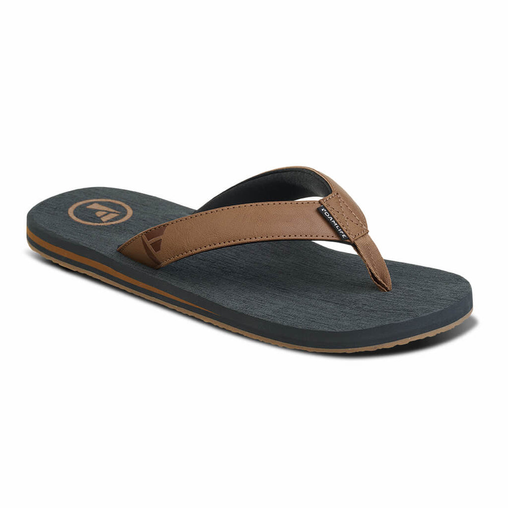 Seales Earth - Mens Flip Flops - Slate Grey