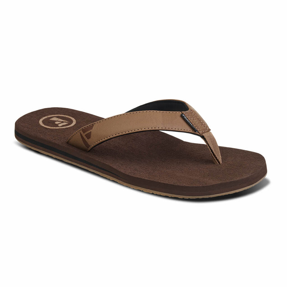 Seales Earth - Mens Flip Flops - Earth Brown