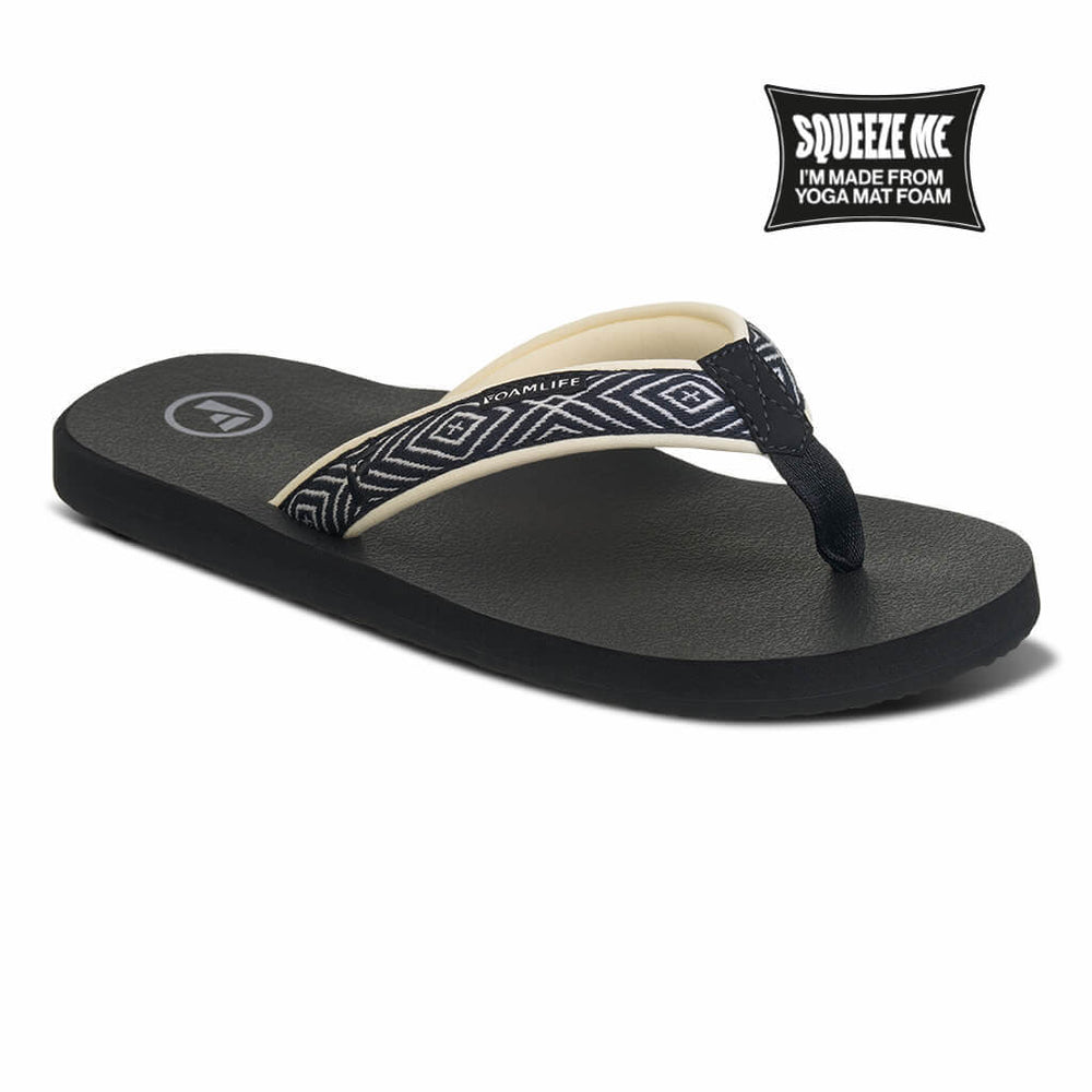 Yogi - Womens Flip Flops - Black