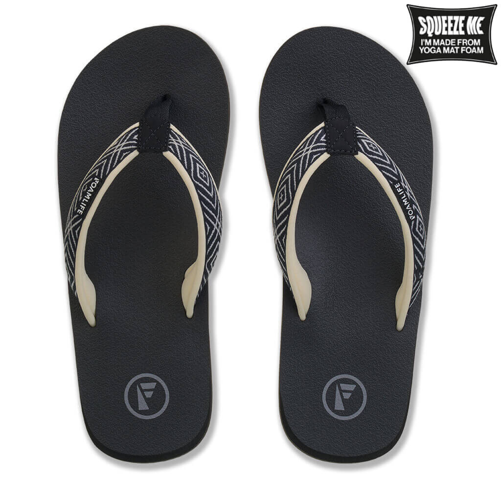 Yogi - Womens Flip Flops - Black