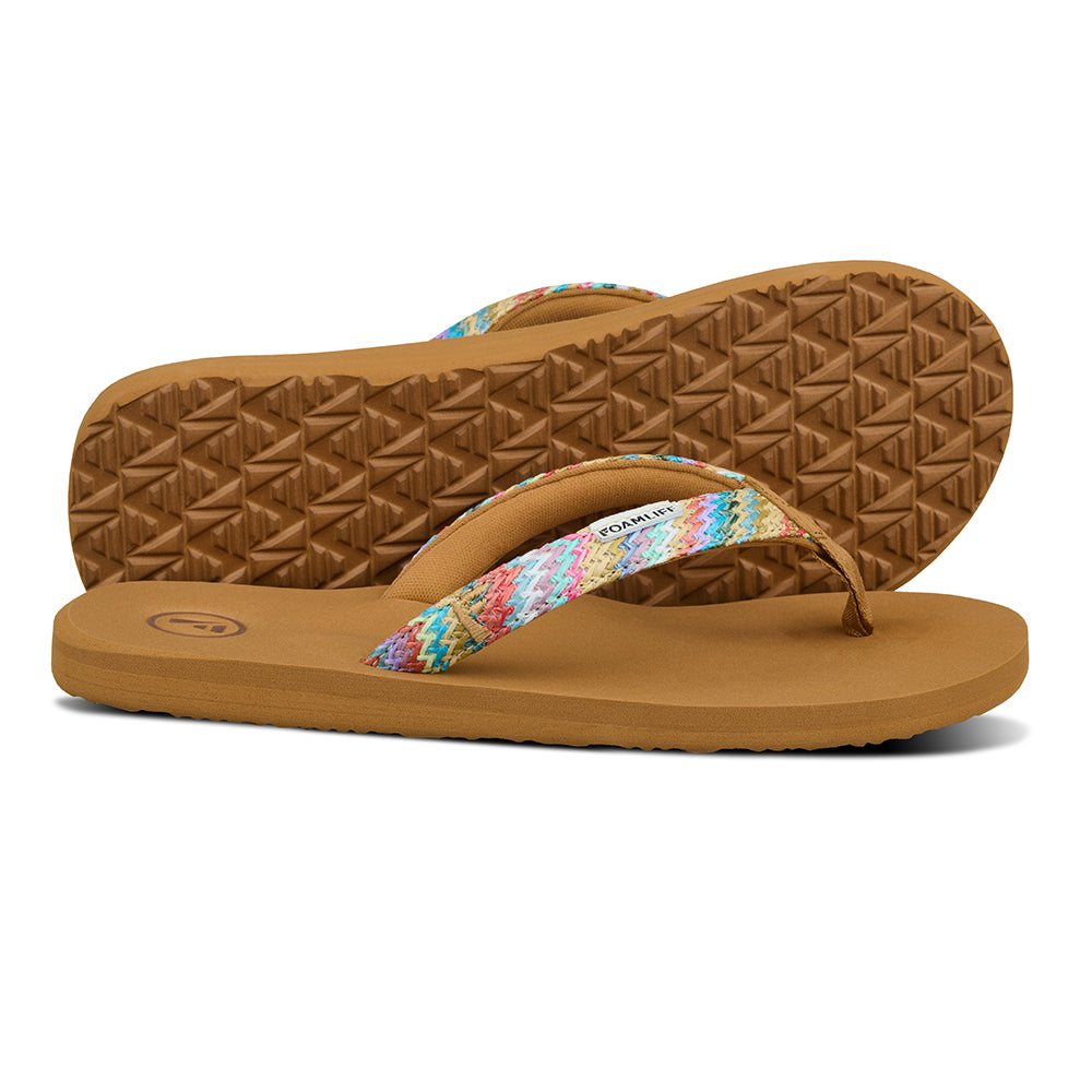 
                  
                    K Bay - Womens Flip Flops - Latte Brown
                  
                