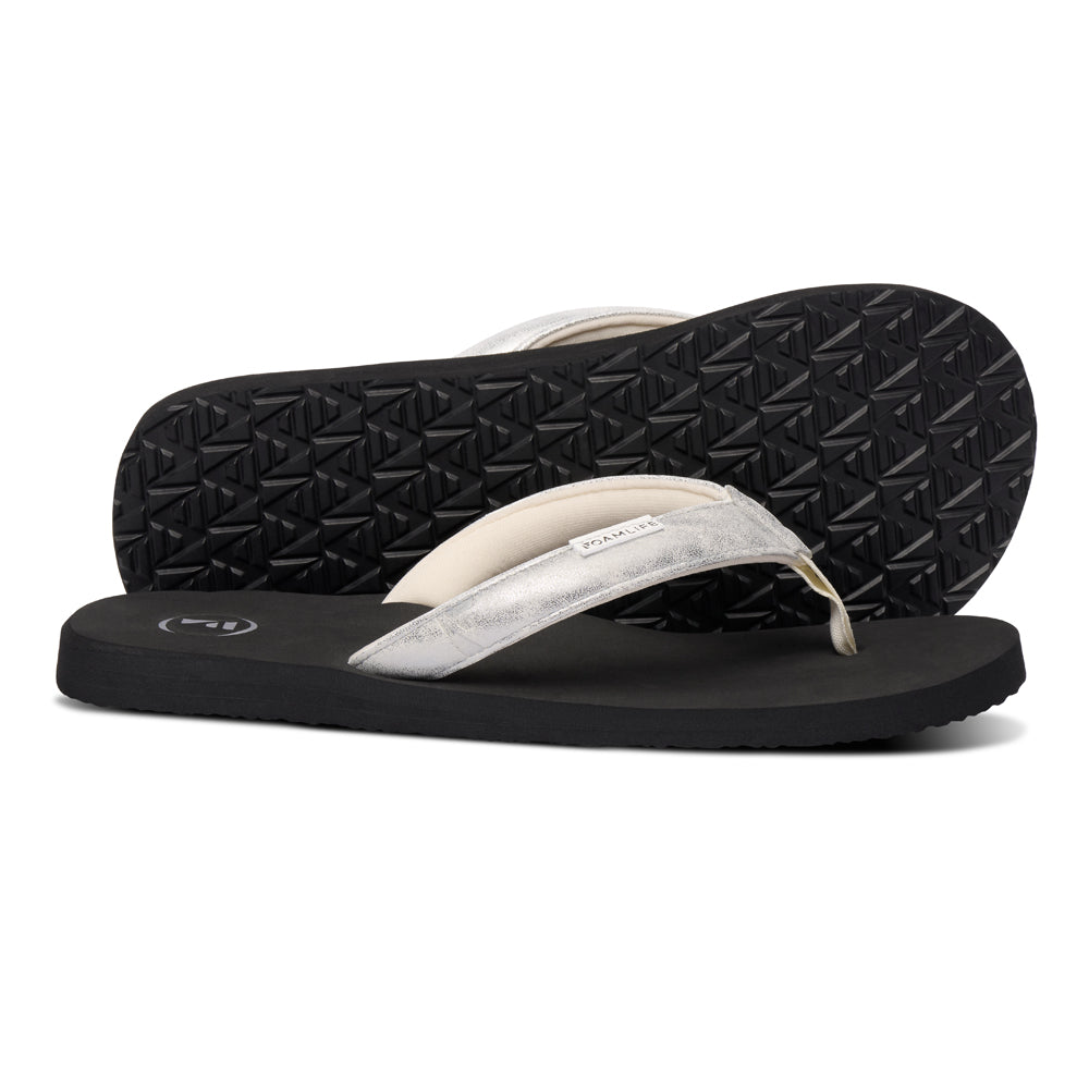 Zaluna - Womens Flip Flops - Black