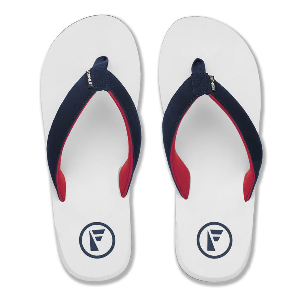 Traa WC - Mens Flip Flops - White