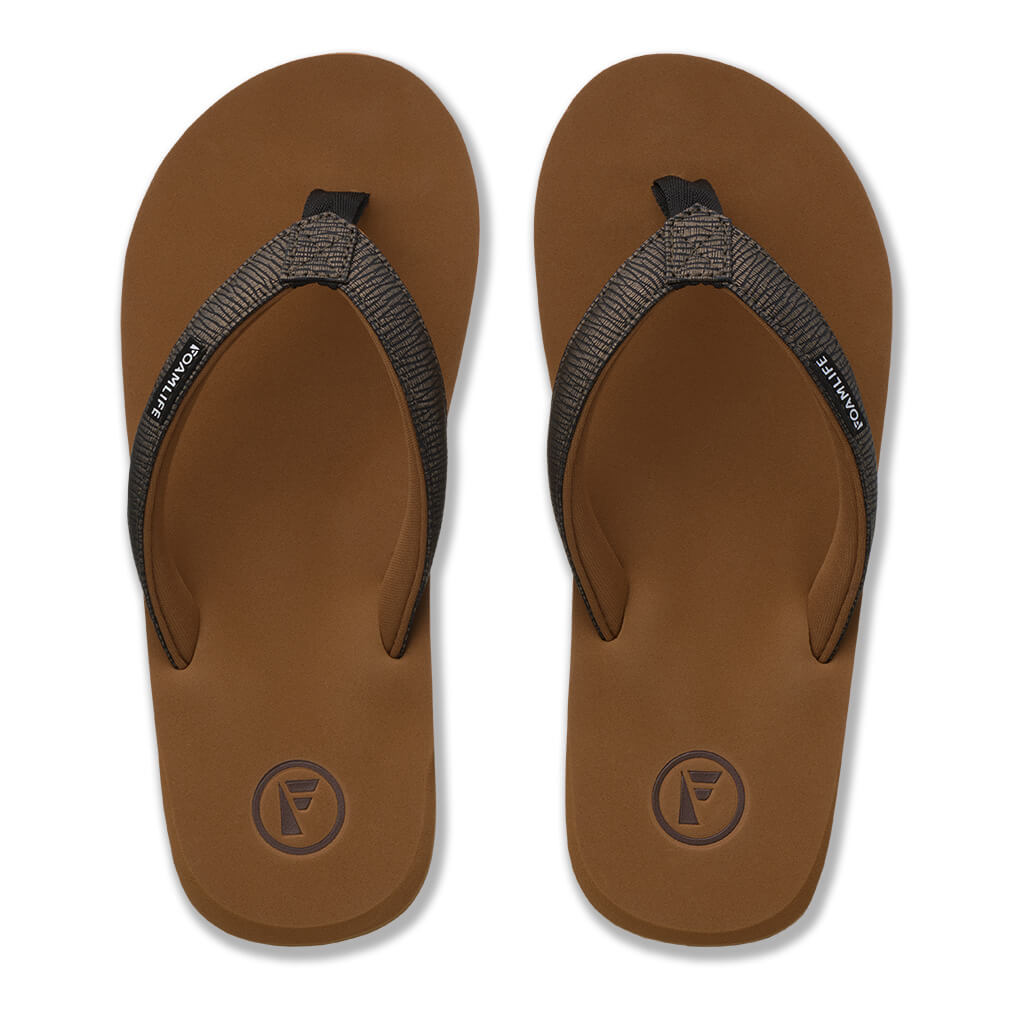 Seales Earth - Womens Flip Flops - Brown
