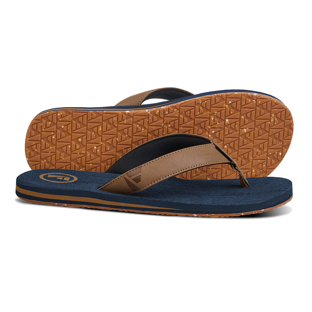 K Bay - Mens Flip Flops - Ocean Blue