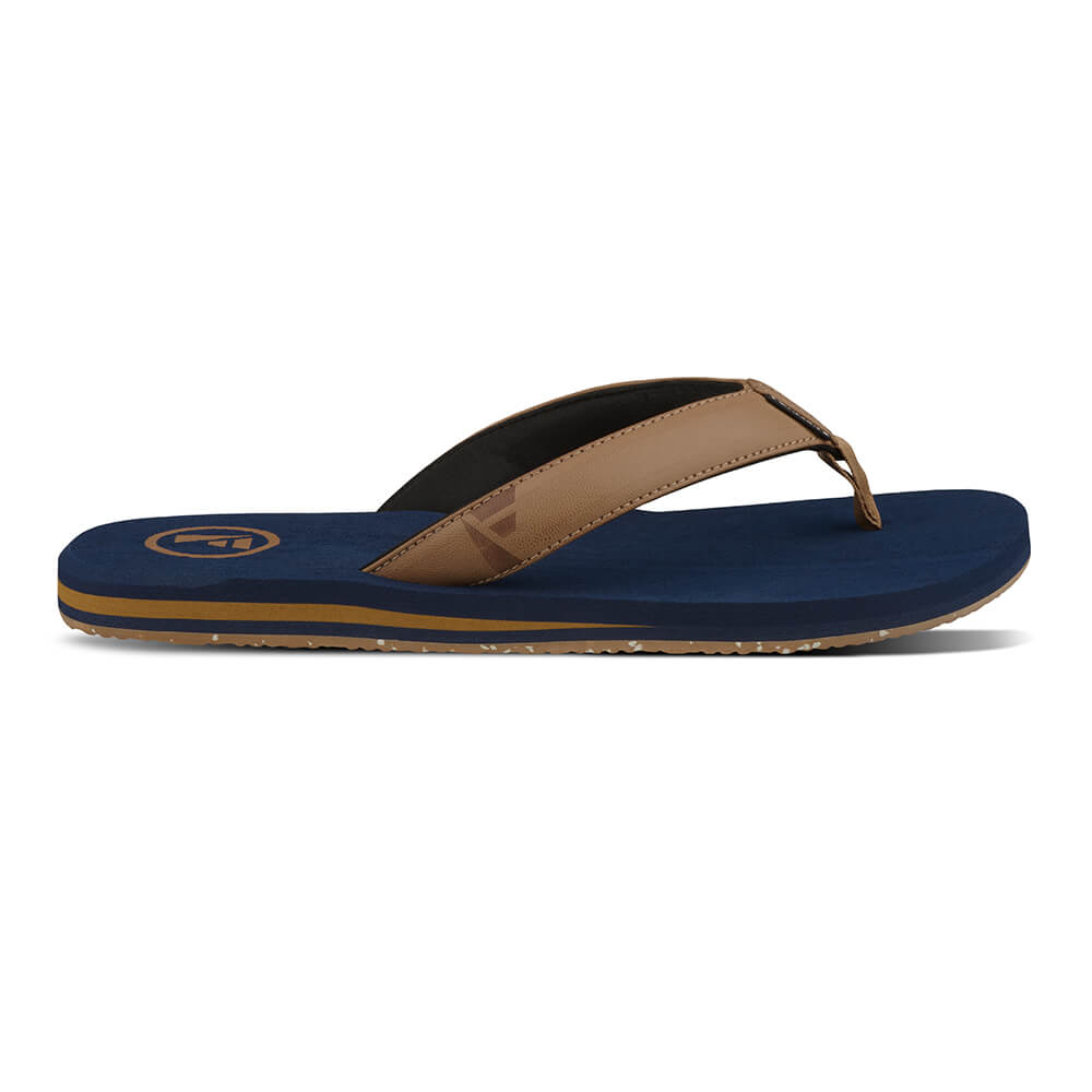 K Bay - Mens Flip Flops - Ocean Blue