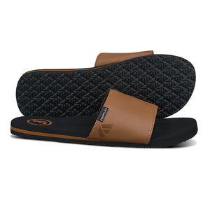 
                  
                    Seales Slide - Mens Slider - Black/Tan
                  
                