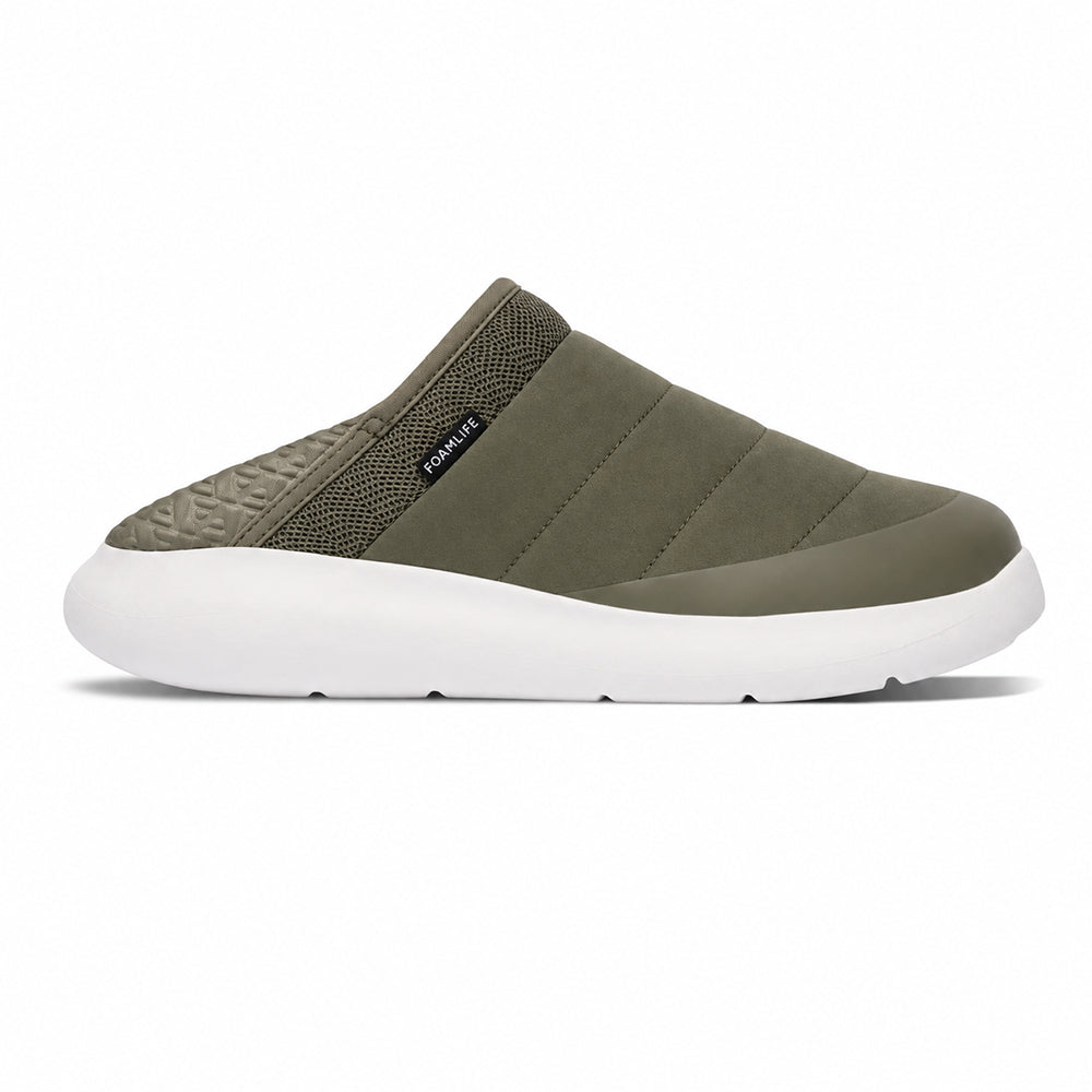 Slyde - Men's Insulated Slip-On Shoes – Olive