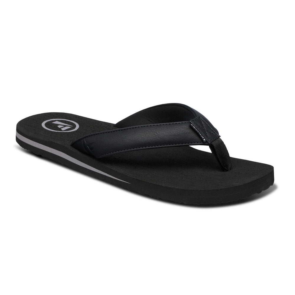 Seales - Mens Flip Flops - Black/Black