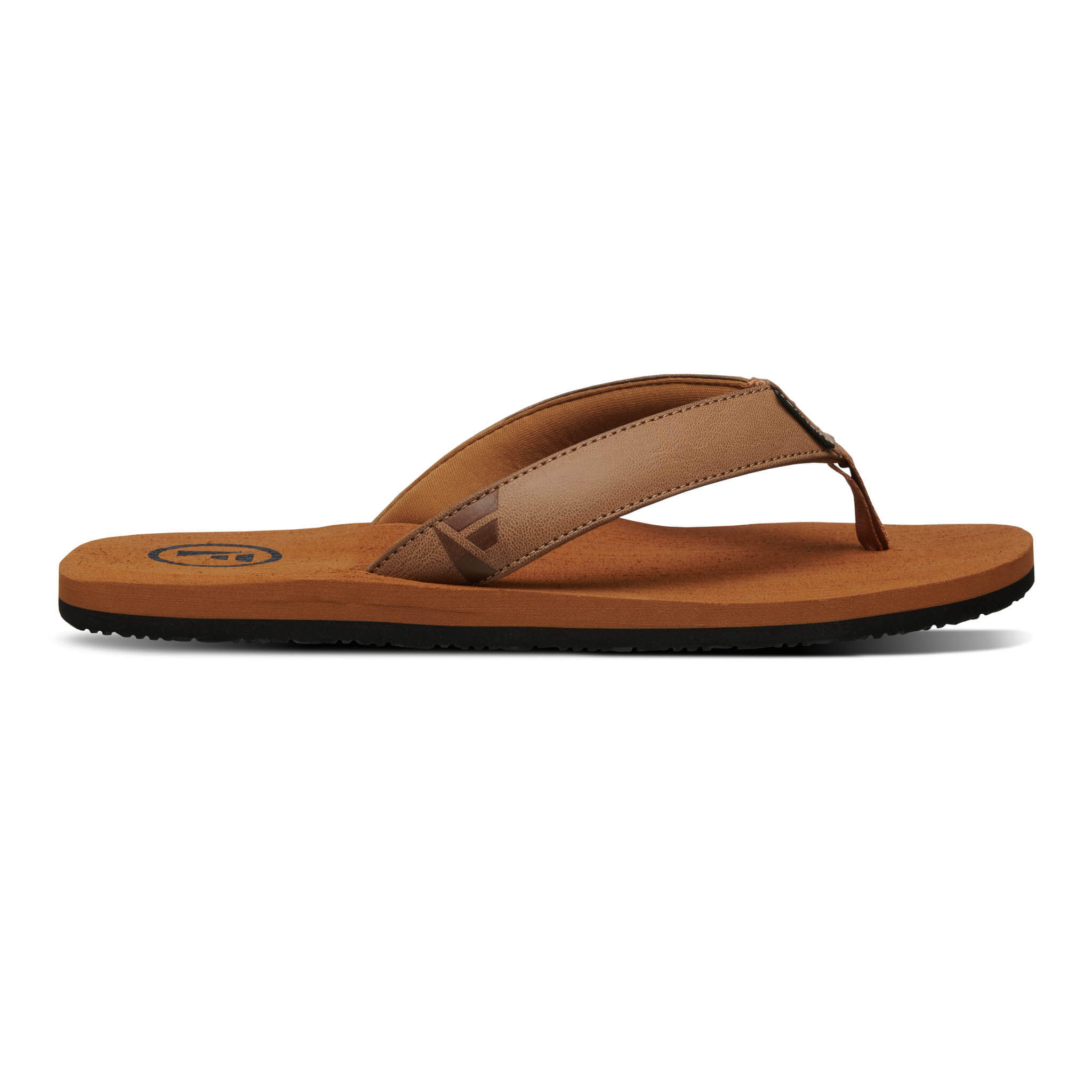 Seales - Mens Flip Flops - Tan/Tan